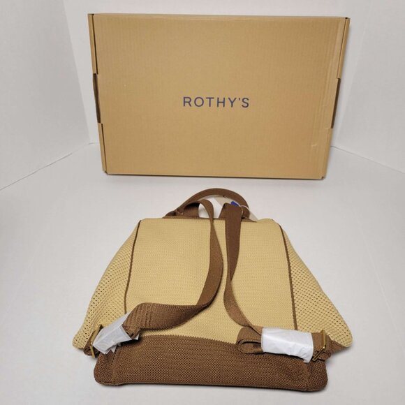Rothy's The Cinch Backpack in Brown Butter - Picture 3 of 6